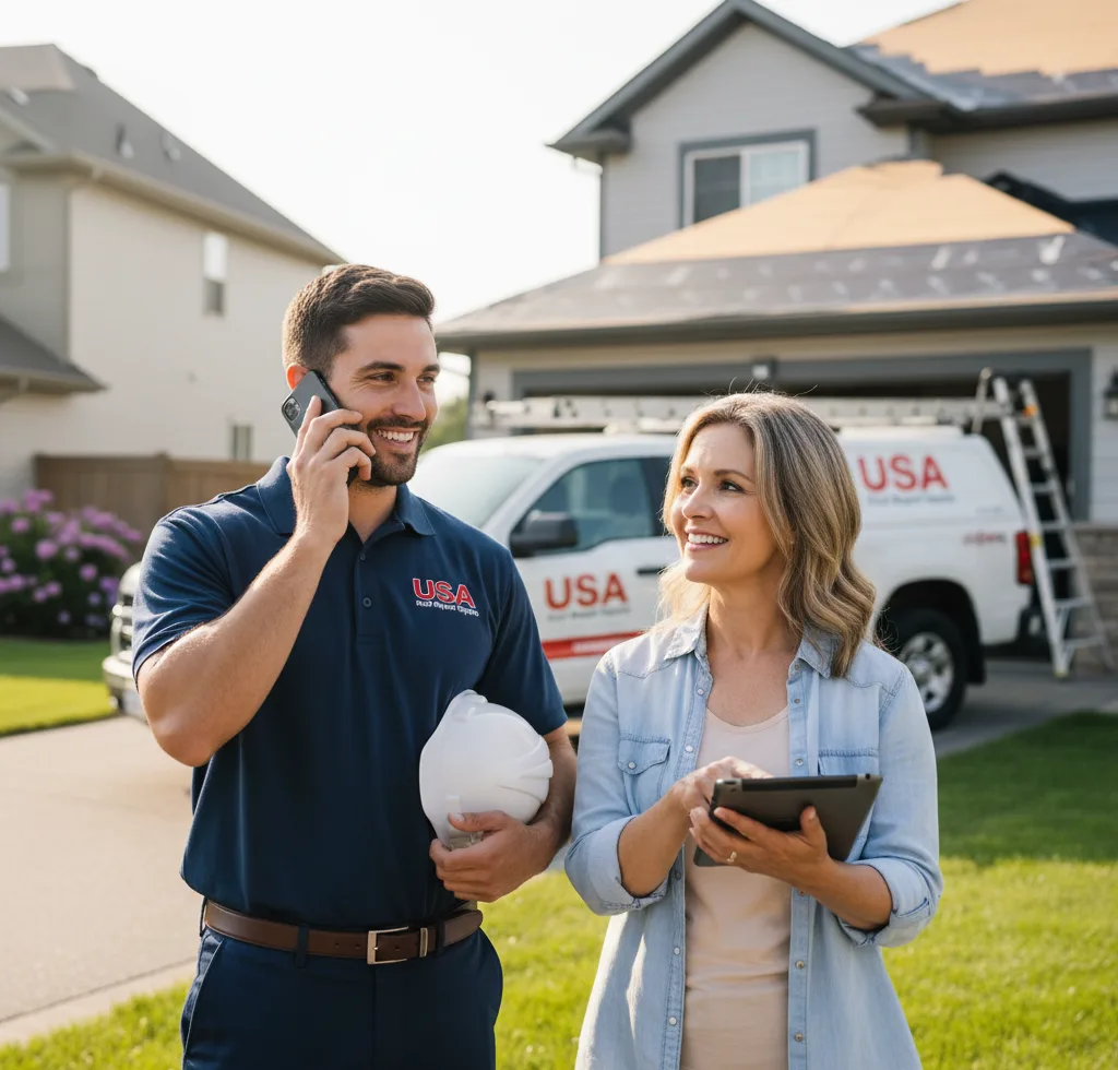 USA Roof Repair Experts customer support in Chittenango